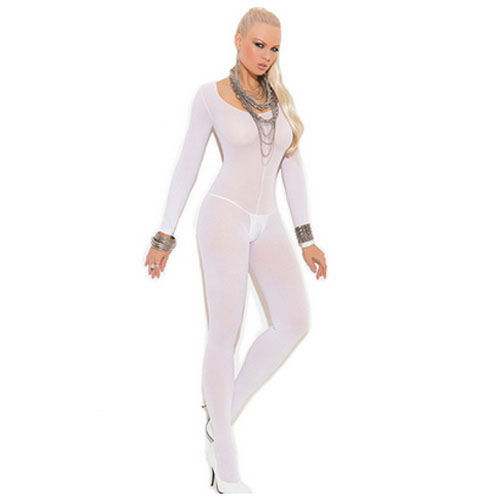 CATSUIT MANGA LARGA COLOR BLANCO 8718 TALLA NICA